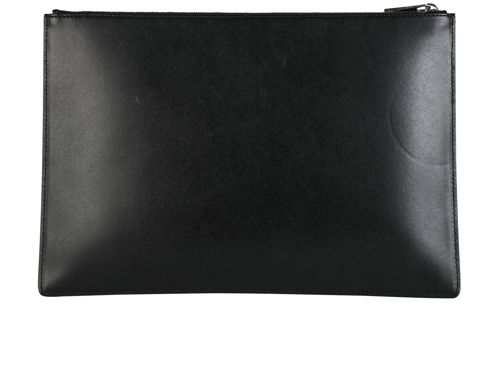 I Feel Love Clutch, &pound;180, Handbags, Black, Leather, Back view